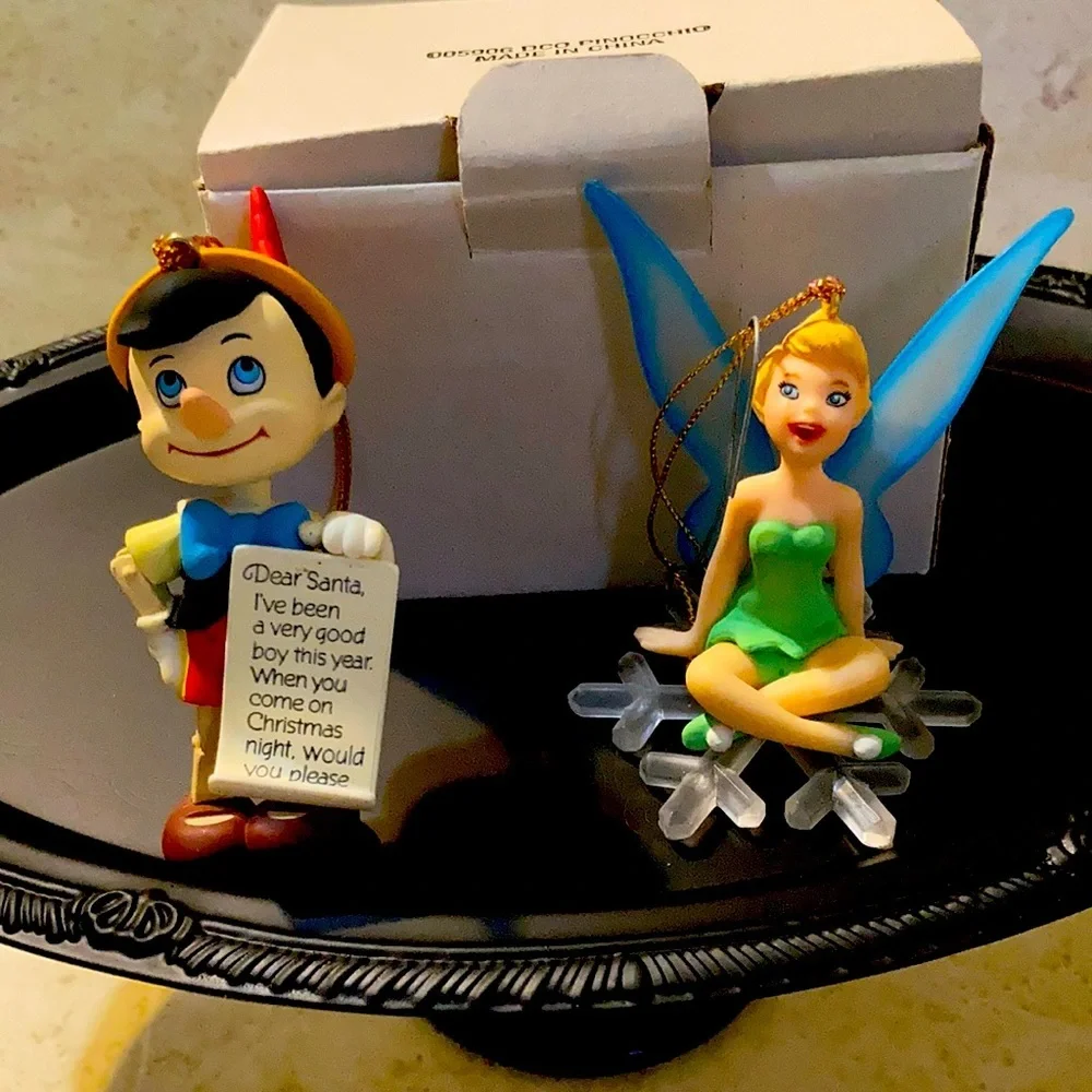 Pinocchio Santa , tinker bell snowflake men’s - Picture 1 of 8